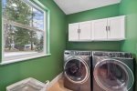 Private washer and dryer off the kitchen